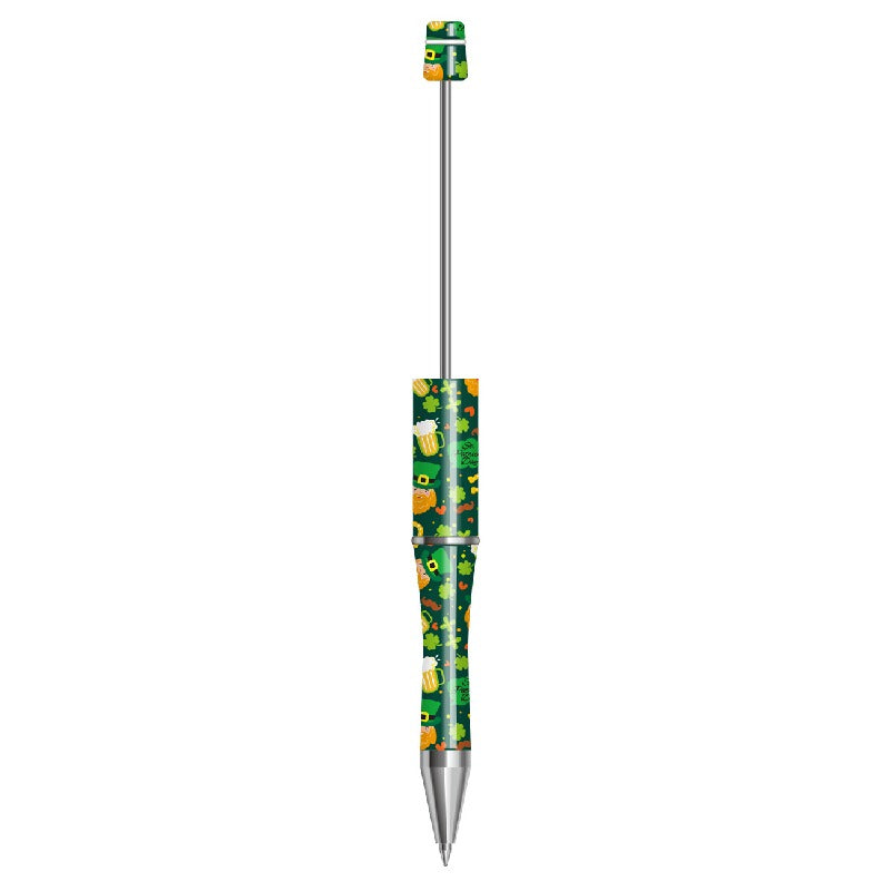 Clover Print Beadable Ballpoint Pens 14.4 cm DIY Craft Supplies 5