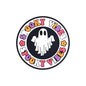 20Pcs Silicone Focal Beads Halloween Ghost Spooky Vibes Printed Text