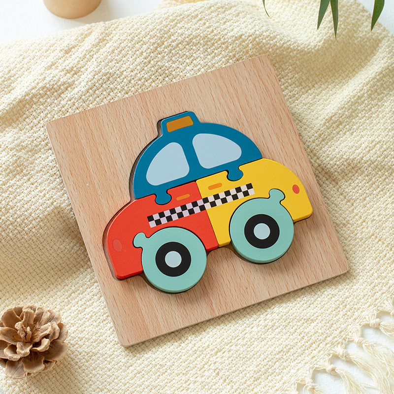 Animal Wooden Puzzle 3D Educational Toy for Kids 8