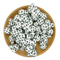 20pcs Mickey Printed LV Silicone Focal Beads 6