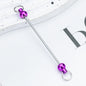 Beadable Keychain Pole Metal Electroplated DIY Craft Supplies Accessories 44