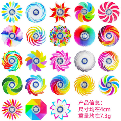 Acrylic Fidget Spinner Colorful Fingertip Stress Relief Toy 5