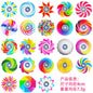 Acrylic Fidget Spinner Colorful Fingertip Stress Relief Toy 5