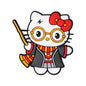 20Pcs Silicone Focal Beads White Cat No Mouth Red Bow with Accessories 14