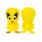 Silicone 3D Focal Beads Yellow Standing Wishbone Mother Bird