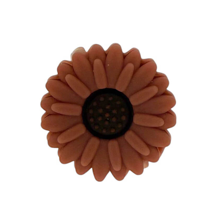 20Pcs Silicone Focal Beads Daisy Sunflower Front Facing Design 31