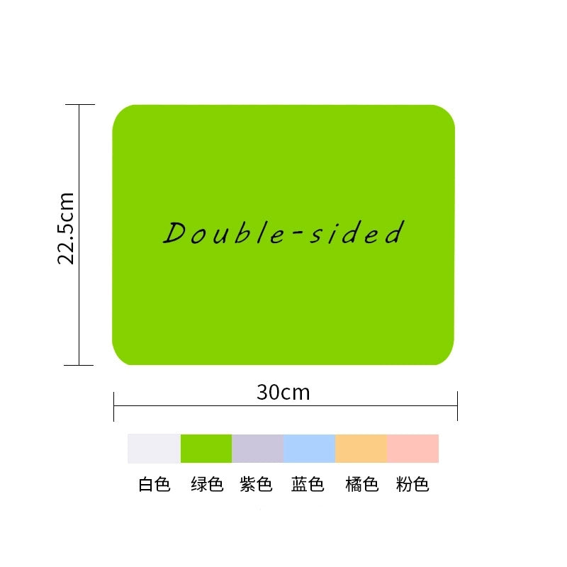 Melamine Double Sided Dry Erase Lapboard Educational Toy 30cm 13