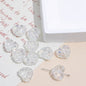10pcs 18x20mm Transparent Heart Acrylic Beads DIY Bracelet Making 6