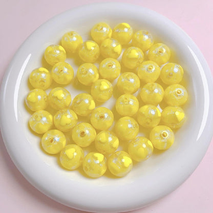 10pcs 16mm Candy Heart Acrylic Beads DIY Bracelet Making 6