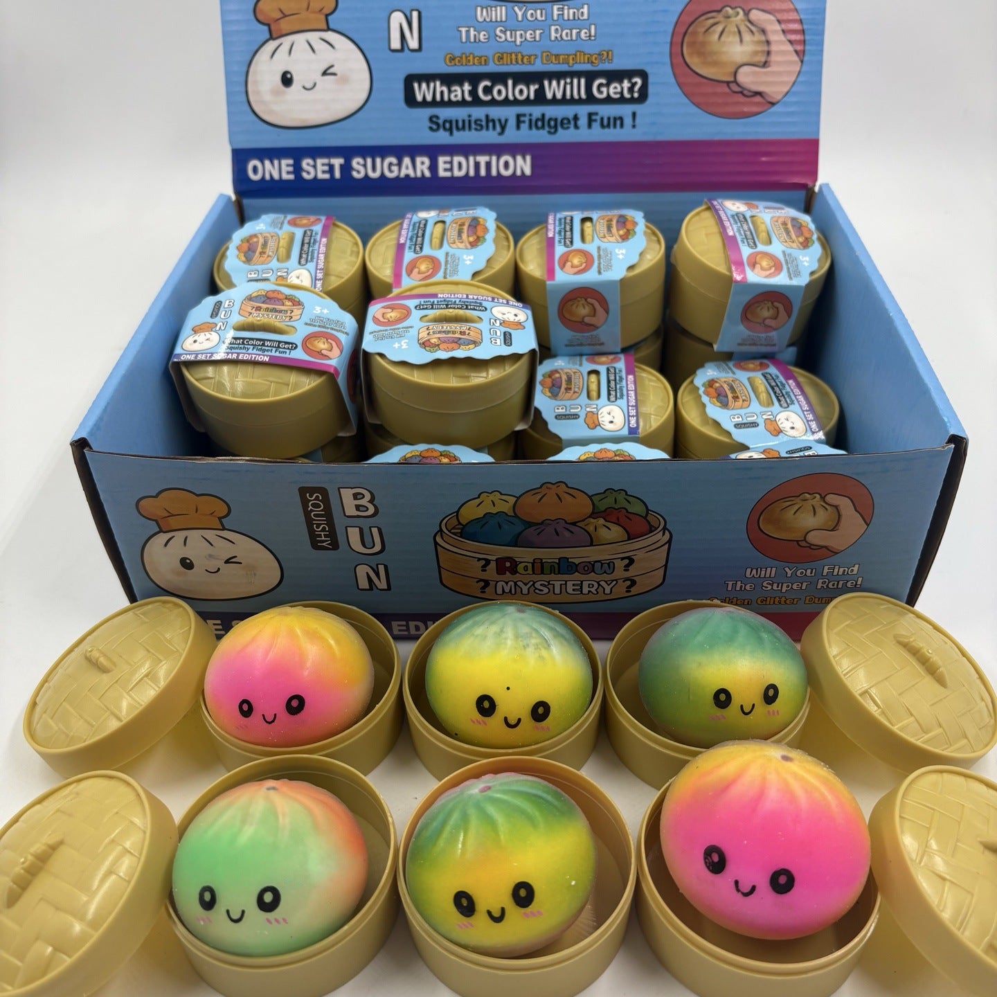 TPR Squishy Steamed Stuffed Bun Sensory Toy  4