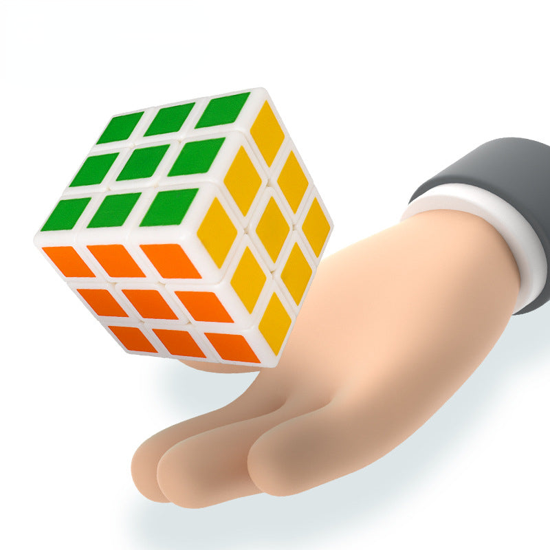 Plastic Fidget Cube 3cm Small Rubik's Cube Puzzle Toy