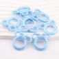2Pcs 34x37mm Deep UV Color Plated Mickey Ring Head Acrylic Beads 7