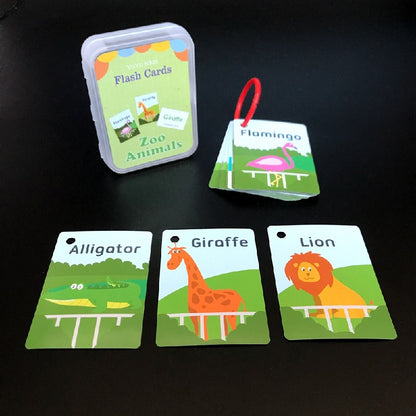 Educational Flash Cards Learning Toy Paper 63x88mm 13