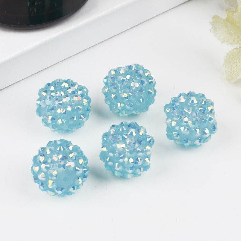 50pcs 12mm Rhinestone Beads DIY Jewelry Making Craft Supplies 14