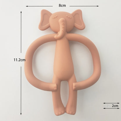 Elephant Silicone Teething Toy Set for Baby 2 Pcs 2