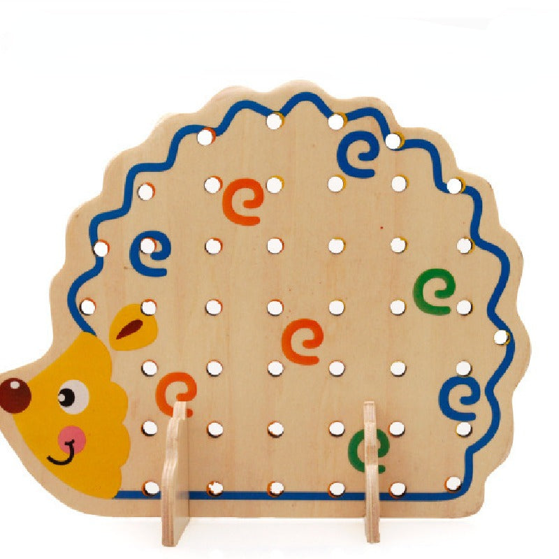 Wooden Hedgehog Montessori Toys Fine Motor Skills for Toddlers