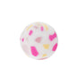 50pcs 15mm Terrazzo Silicone Beads Printed Design 13