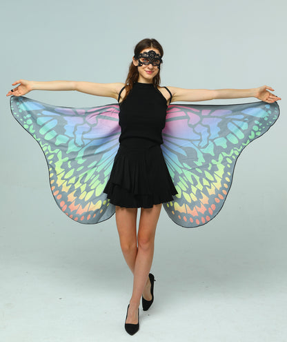 Butterfly Wings Costume Polyester 150cm 2pcs for Adults 54