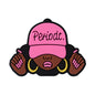 20pcs Silicone Focal Beads Black Girl Wearing Hat and Afro Hairstyle 12