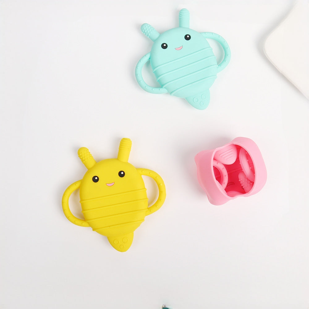 Silicone Baby Bee Teething Toy for Infant Soothing Comfort