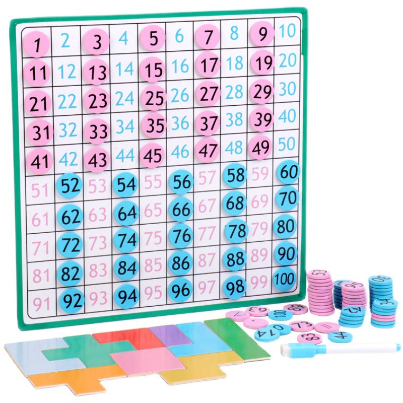 Wooden Montessori Toys Mathematical Arithmetic Board 30cm – Chieeon