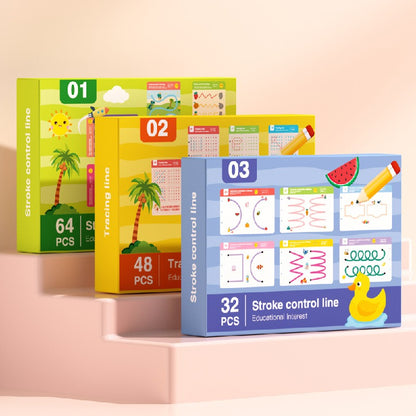 Educational Pen Control Training Book Paper Learning Toy for Kids 2