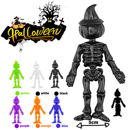 TPR Stretchy Halloween Skeleton Pumpkin Sensory Fidget Toy 5