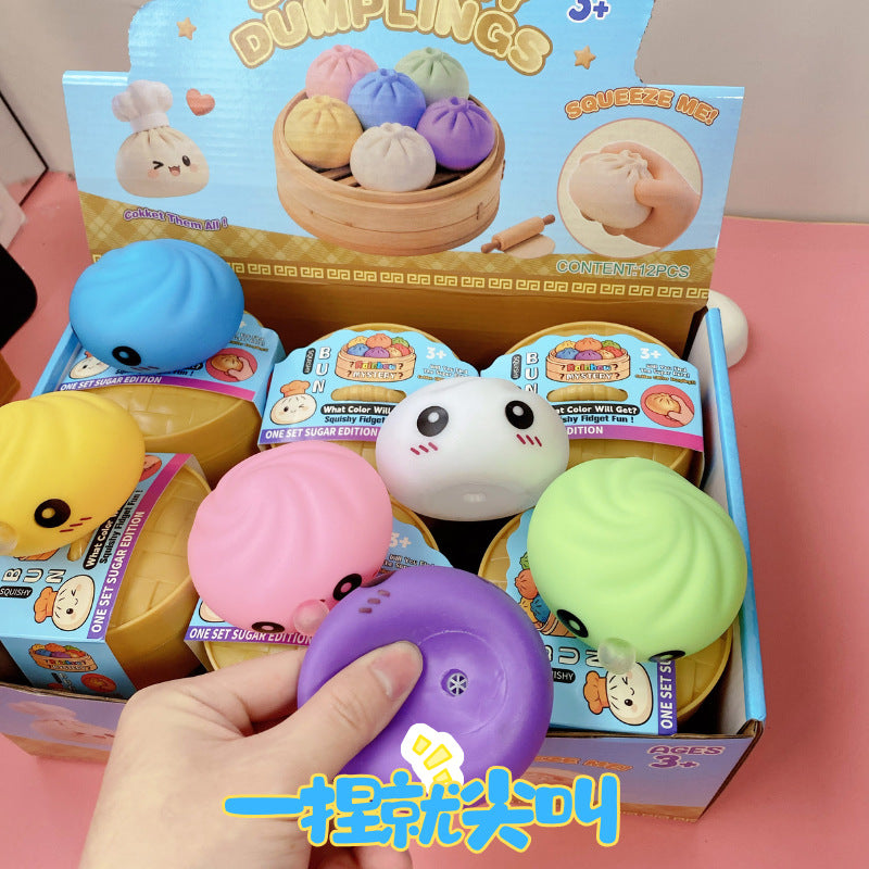 PU Slow Rebound Stress Dumpling Sensory Toy 9