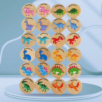 Wooden Find The Same Dinosaur Sorting Toy for Kids 3