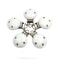 Wooden Pacifier Clip 30mm Three-Hole Round Teething Toy 11