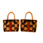 Silicone 3D Focal Beads Designer Monogram Pattern Handbag Shape