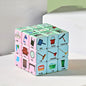Plastic Fidget Cube Versatile Rubik's Style Puzzle 5.5cm 8