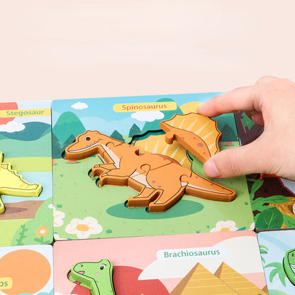 Dinosaur 3D Puzzle Educational Toy Density Board Material 4