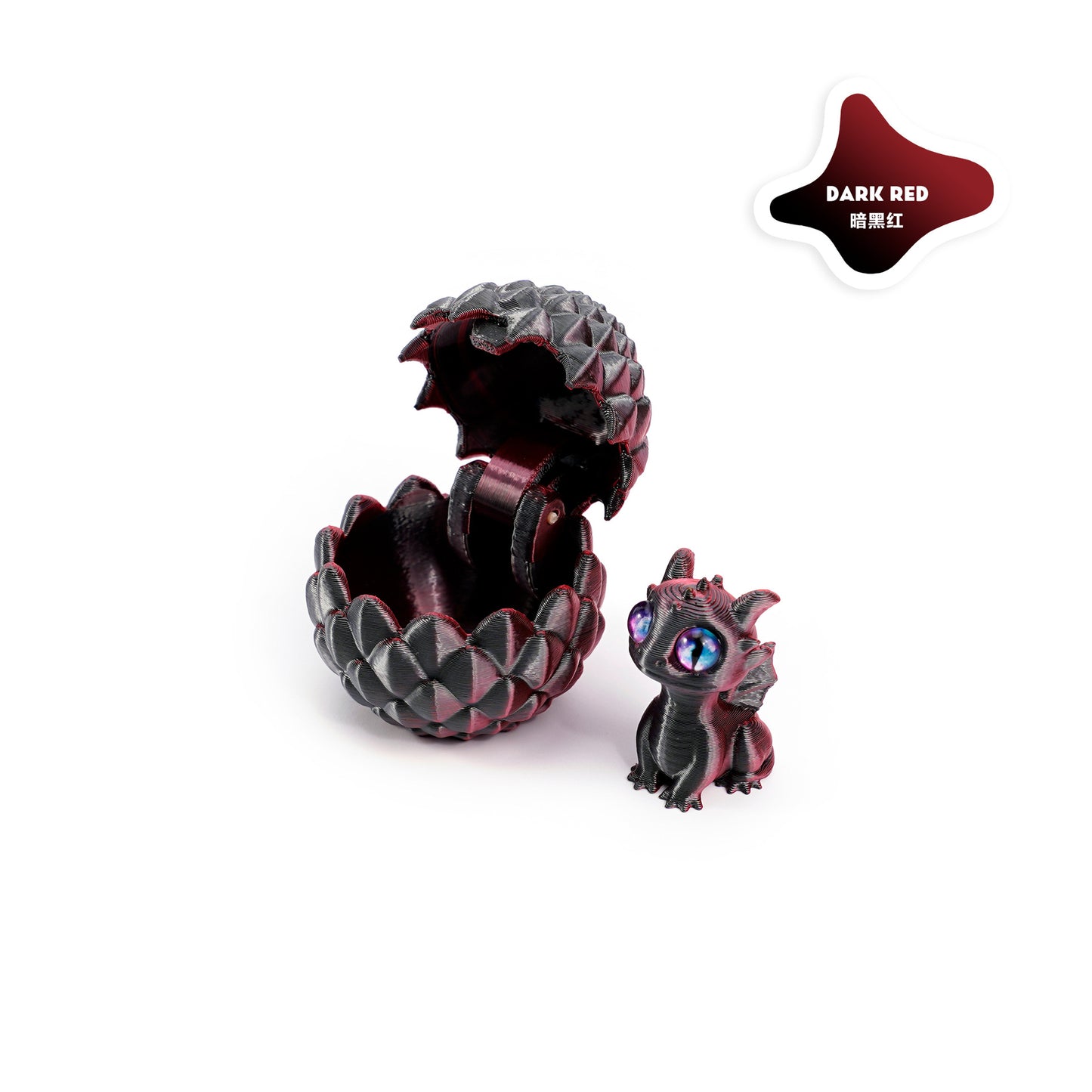 3D Printed Openable Dragon Egg Set Cute Pet Dragon Ornament Gift