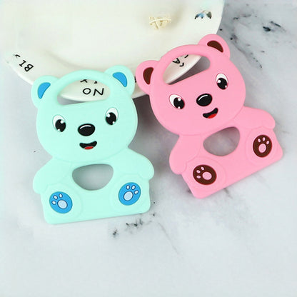 Cartoon Baby Bear Silicone Teething Toy for Baby