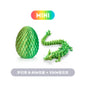 3D Printed Chinese Loong Dragon Egg Decoration Gift 22cm