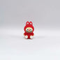 20Pcs Silicone 3D Focal Beads Cartoon Figure Sitting Pose 5