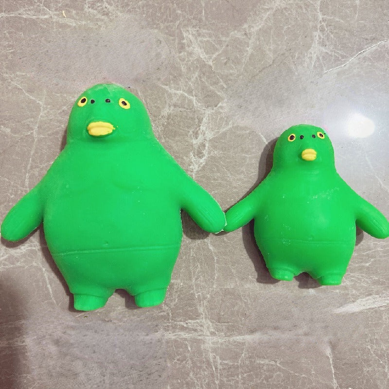 TPR Soft Green Fish Slow Rebound Sensory Squishy Toy 3