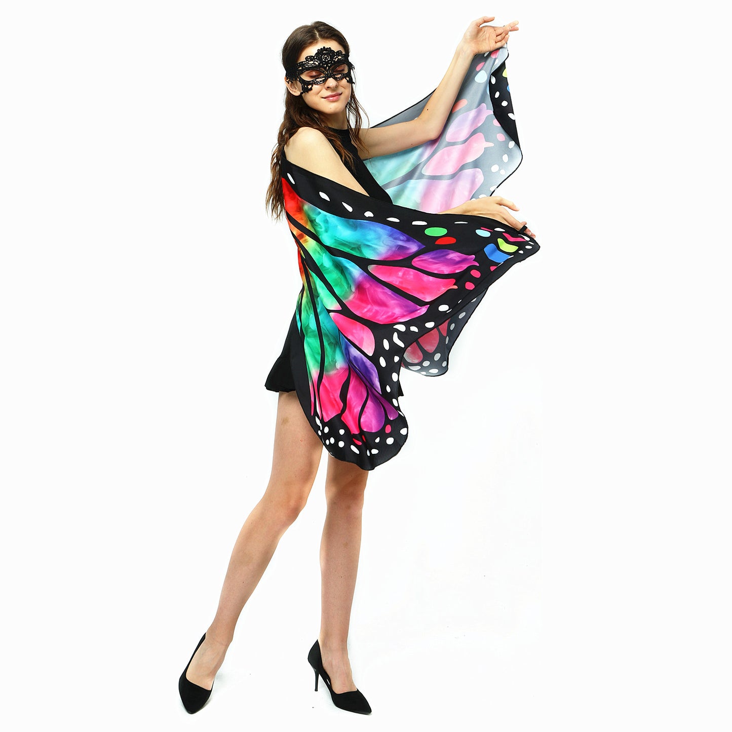 Butterfly Wings Costume Polyester 150cm 2pcs for Adults 33