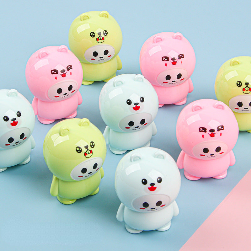 Mini Cute Animal Shape Manual Pencil Sharpener Plastic Toy