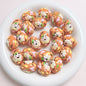5pcs 16x24mm Hand-Painted Dinosaur Egg Acrylic Beads DIY Craft 9