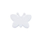 20pcs Silicone Focal Beads Butterfly Side Profile 20