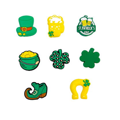 20Pcs Silicone Focal Beads Saint PA Series Holiday Symbols Set