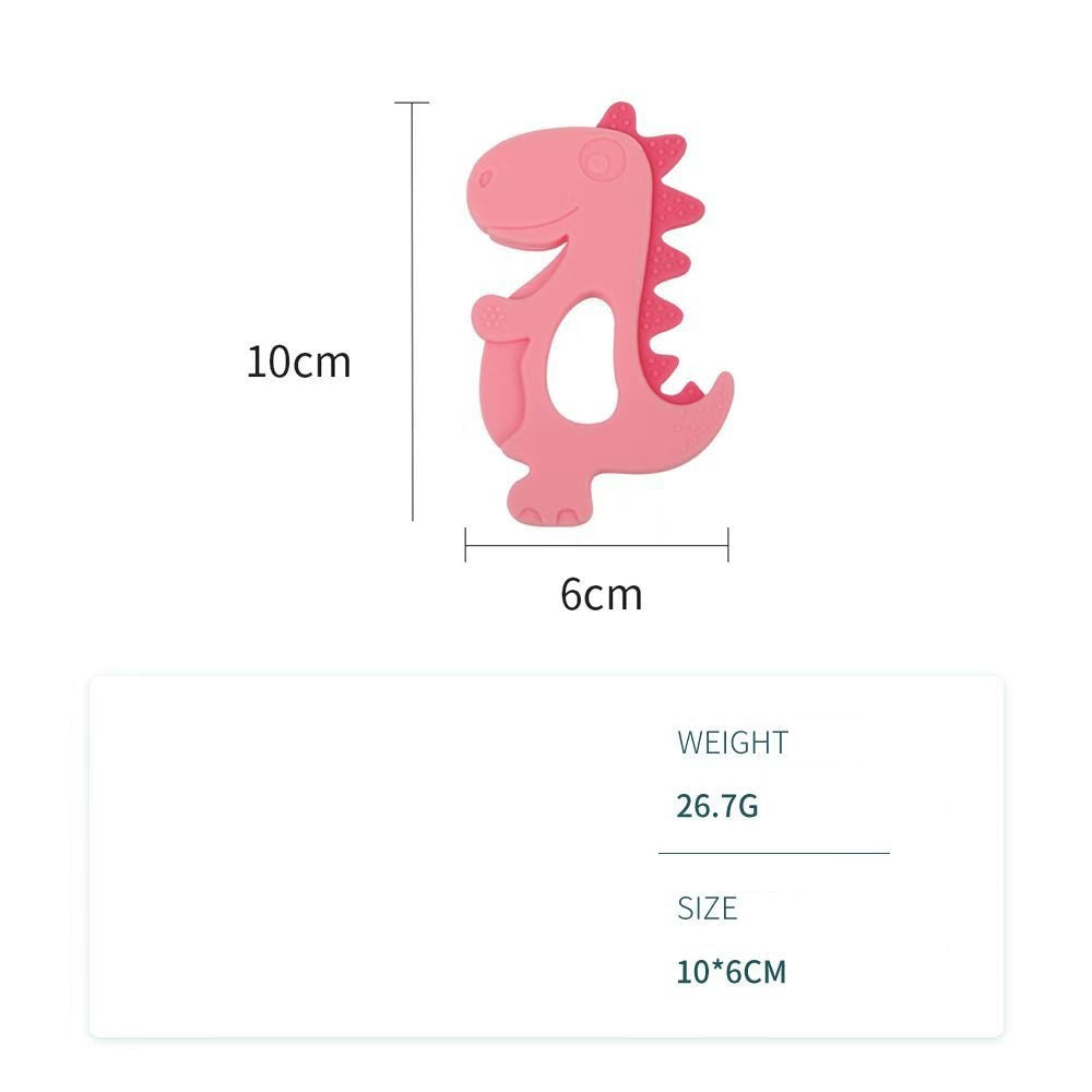 Dinosaur Silicone Teething Toy Baby Teether for Infant 2