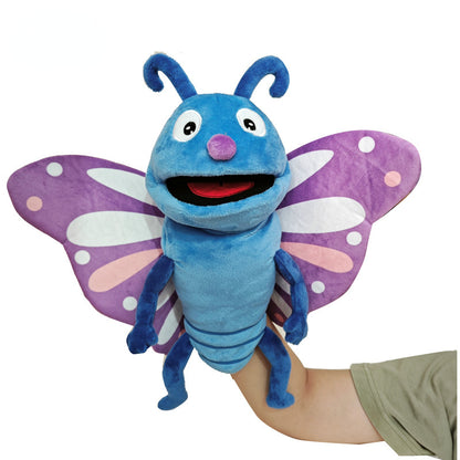 Plush Insect Puppet Pretend Play Toy with Openable Mouth 40cm 2