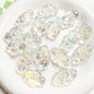 10pcs 22x32mm UV Finish Transparent Cloud Acrylic Beads DIY Bracelet Making 11
