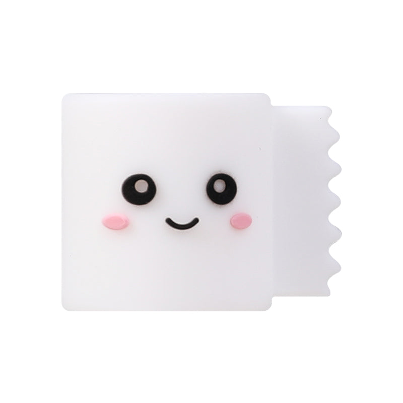 Silicone 3D Focal Beads Tissue Poop With White Tissue and Pink Paper 11
