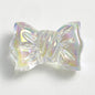 50pcs 14x26mm Transparent Bow Acrylic Beads DIY Bracelet Making 2