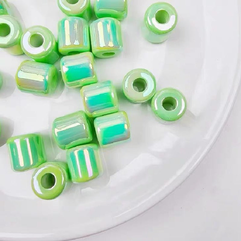 10pcs 16mm Tube Acrylic Beads Jewelry Making Craft Supplies 9