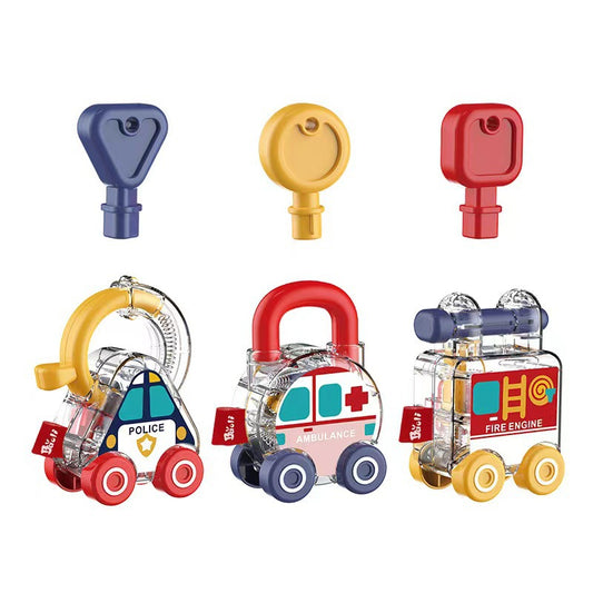 Plastic Montessori Toys Numbers Pairing Key Unlocking Educational Toy